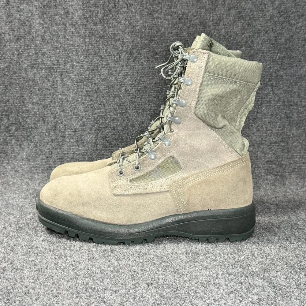 Belleville 600 Hot Weather Military Combat Boot Mens 10.5 Green Lace Up Tactical